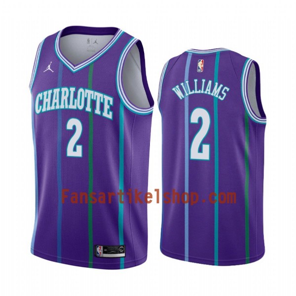 NBA Charlotte Hornets Trikot Marvin Williams 2 Jordan Brand 2019-2020 Hardwood Classics Swingman - Herren